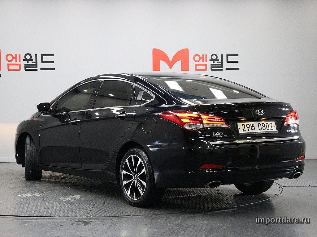 HYUNDAI I40 SALOON 2016 — 138 209 км, Корея — под ключ — фото 3