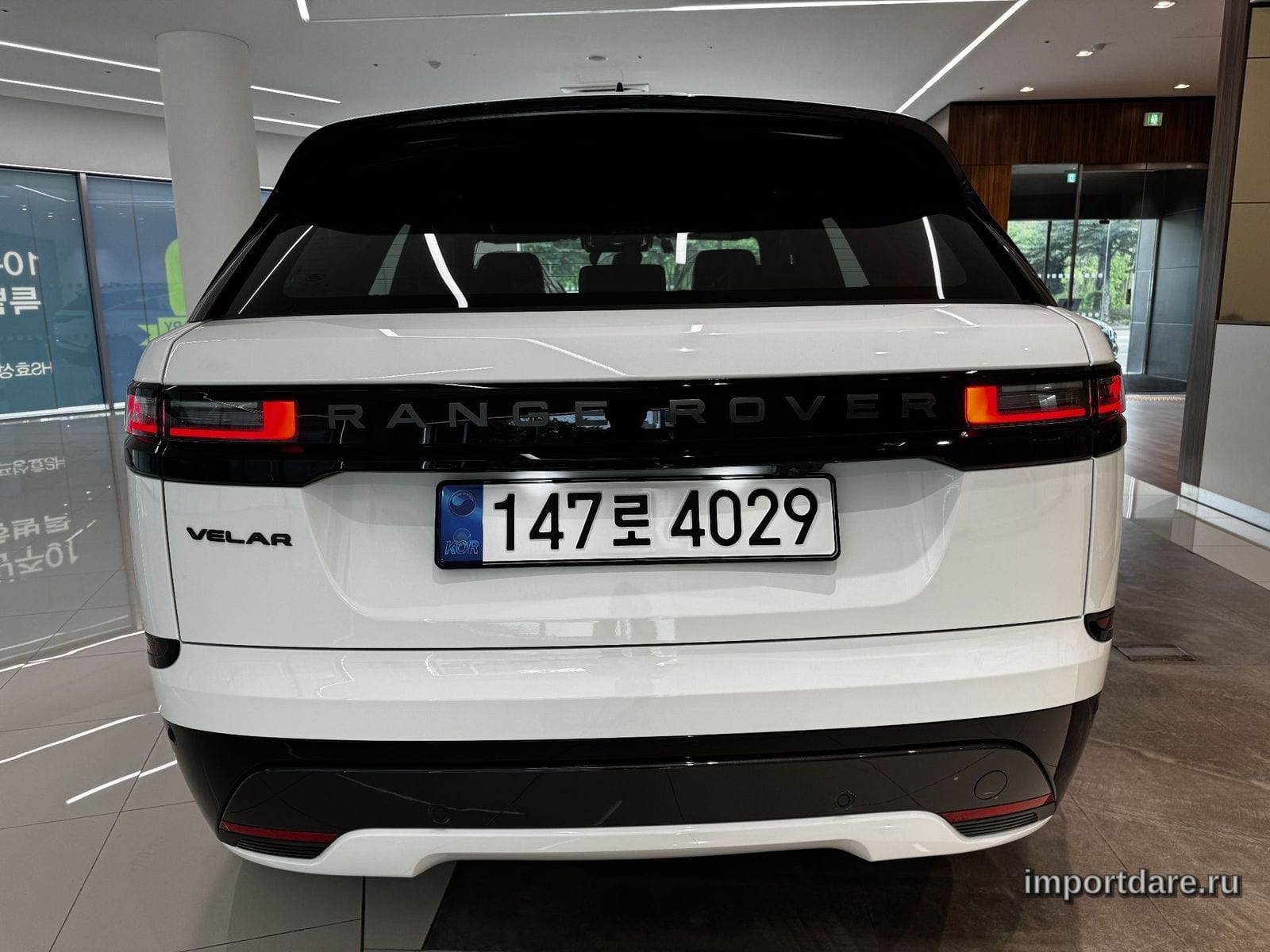 Land Rover Range Rover Velar интерьер