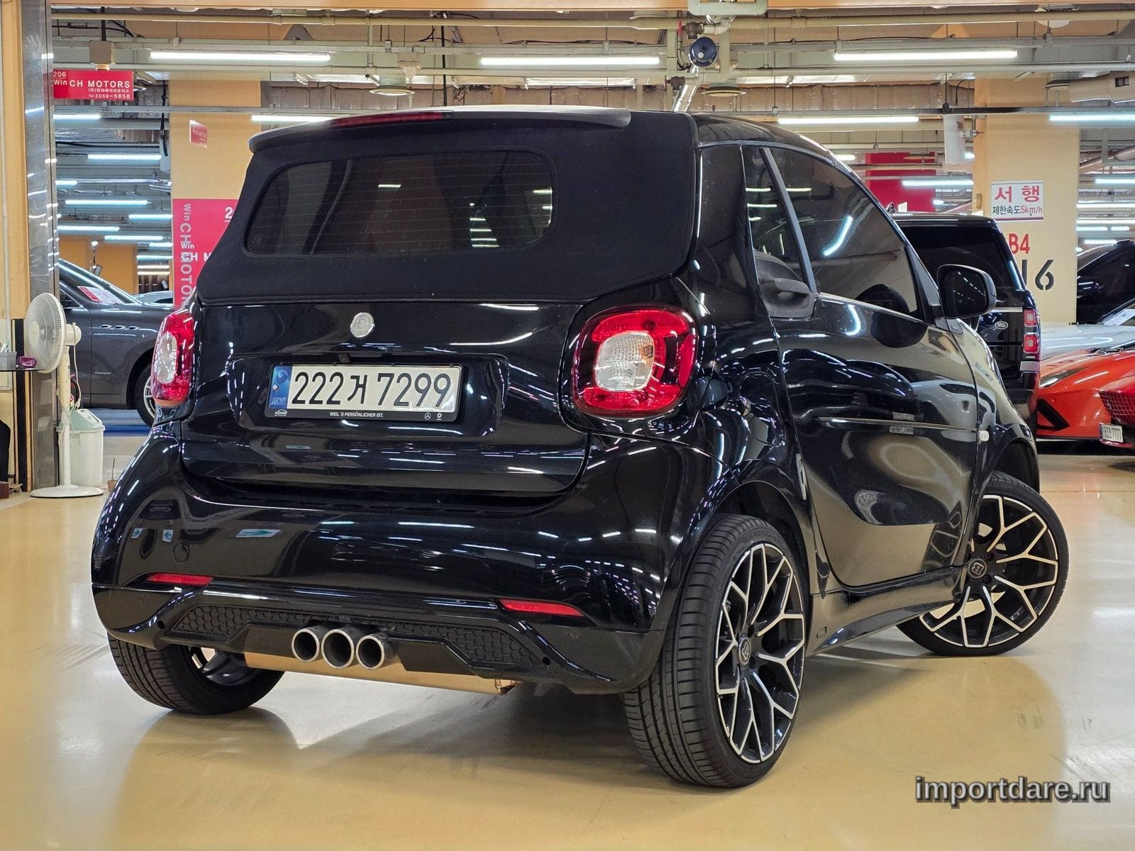 Smart Fortwo Cabrio интерьер