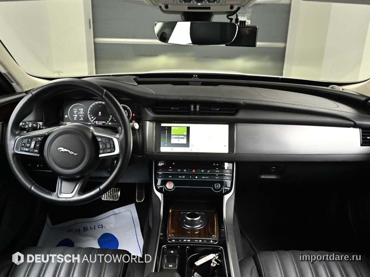 Jaguar Xf сзади