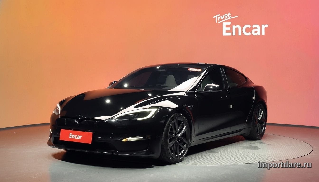 TESLA MODEL S 2023 — 66 383 км, Корея — под ключ — фото 1