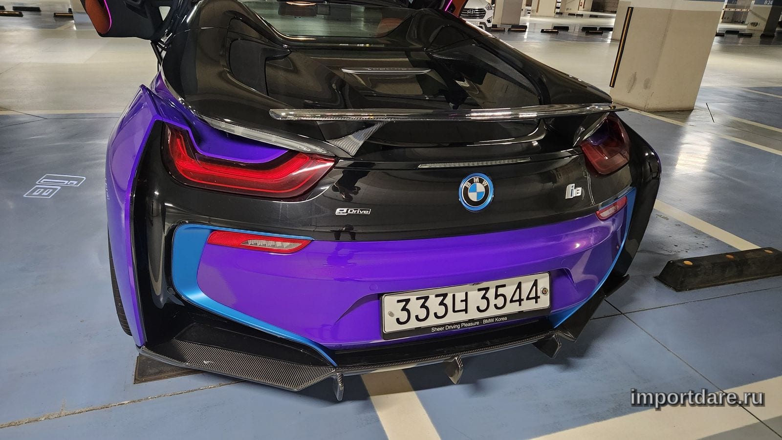 BMW I8 2019 — 17 300 км, Корея — под ключ — фото 2