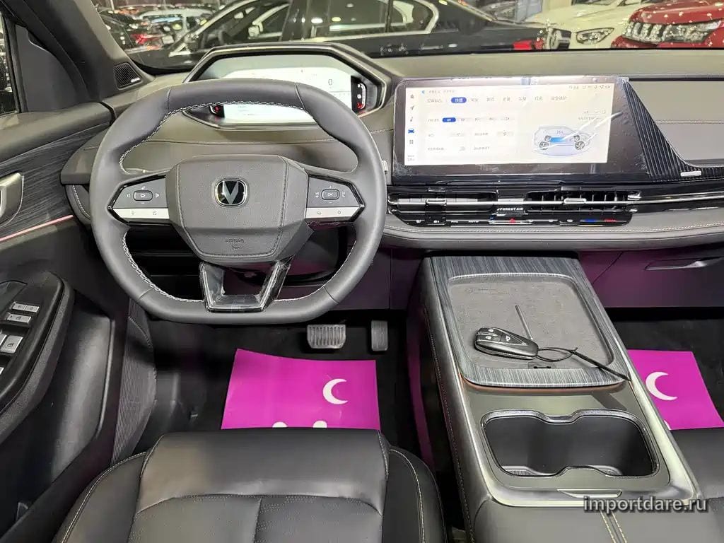 CHANGAN CS55PLUS PHEV 2026 — 100 км, серебристый, Китай — под ключ — фото 7