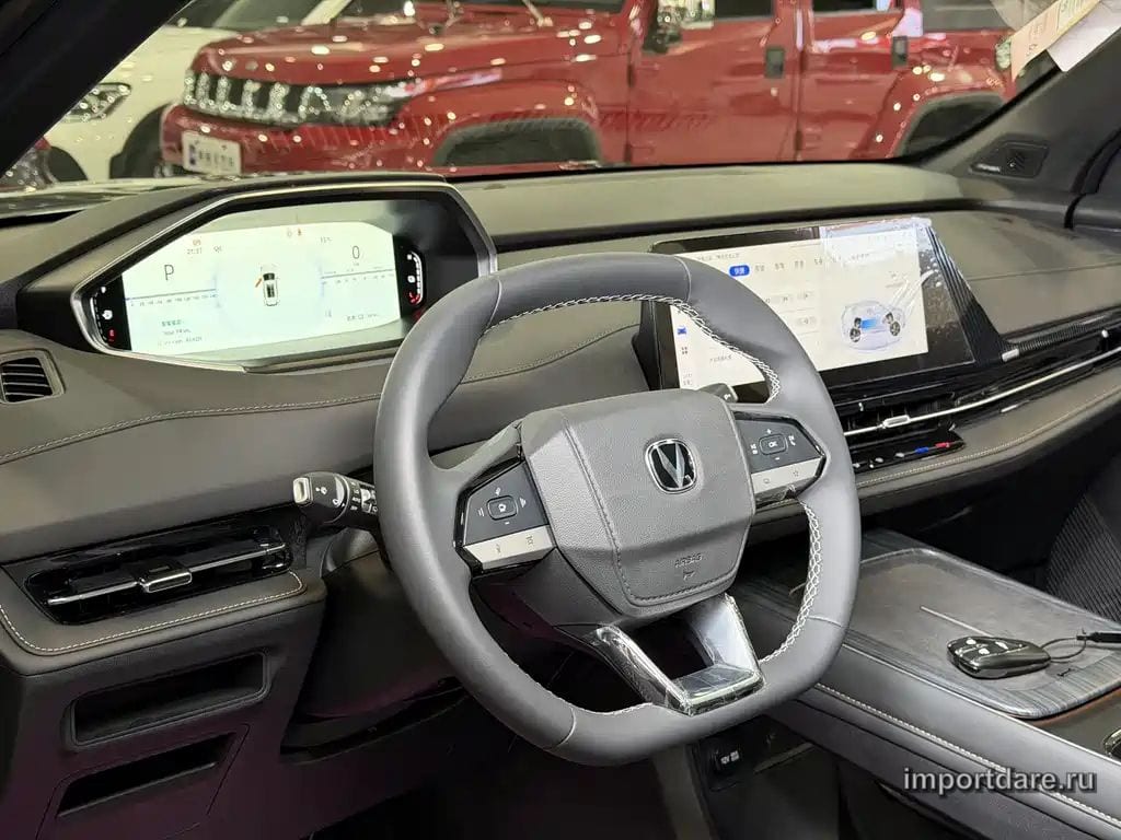 CHANGAN CS55PLUS PHEV 2026 — 100 км, серебристый, Китай — под ключ — фото 8