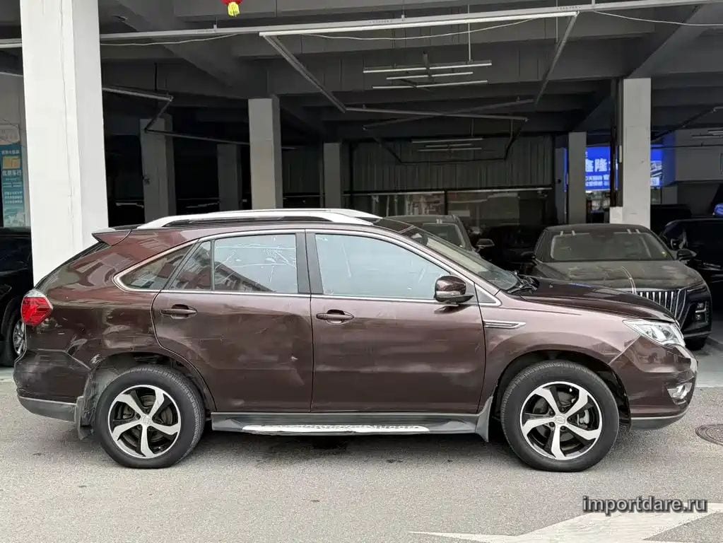 BYD S7 2016 — 110 000 км, коричневый-champagne, Китай — под ключ — фото 7