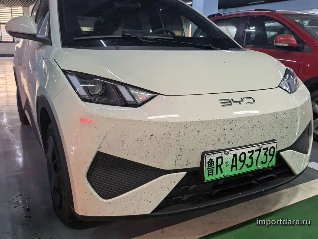 BYD SEAGULL 2026 — 9 000 км, жёлто-оранжевый, Китай — под ключ — фото 2