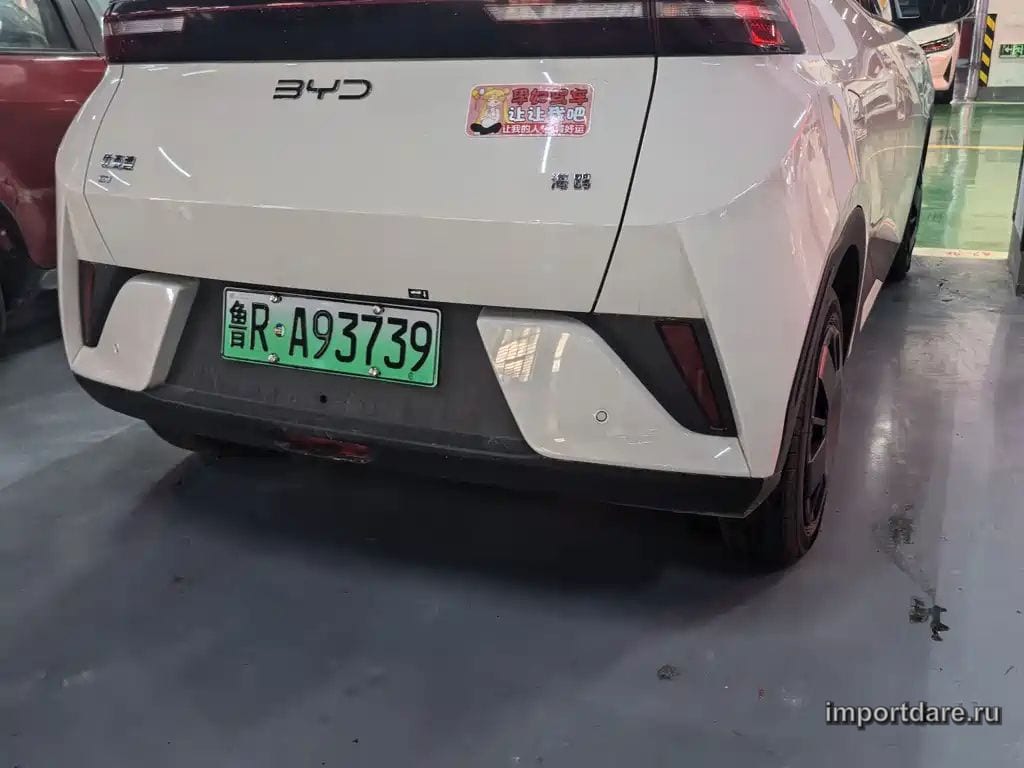 BYD SEAGULL 2026 — 9 000 км, жёлто-оранжевый, Китай — под ключ — фото 4