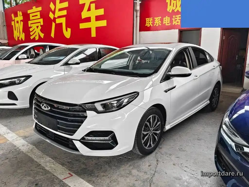 CHERY ARRIZO 5 PLUS 2023 — 36 900 км, белый, Китай — под ключ — фото 1