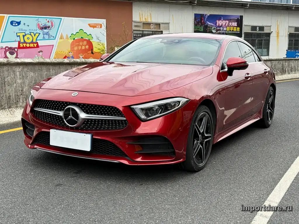 MERCEDES-BENZ CLS 2020 — 25 000 км, пурпурный, Китай — под ключ — фото 1