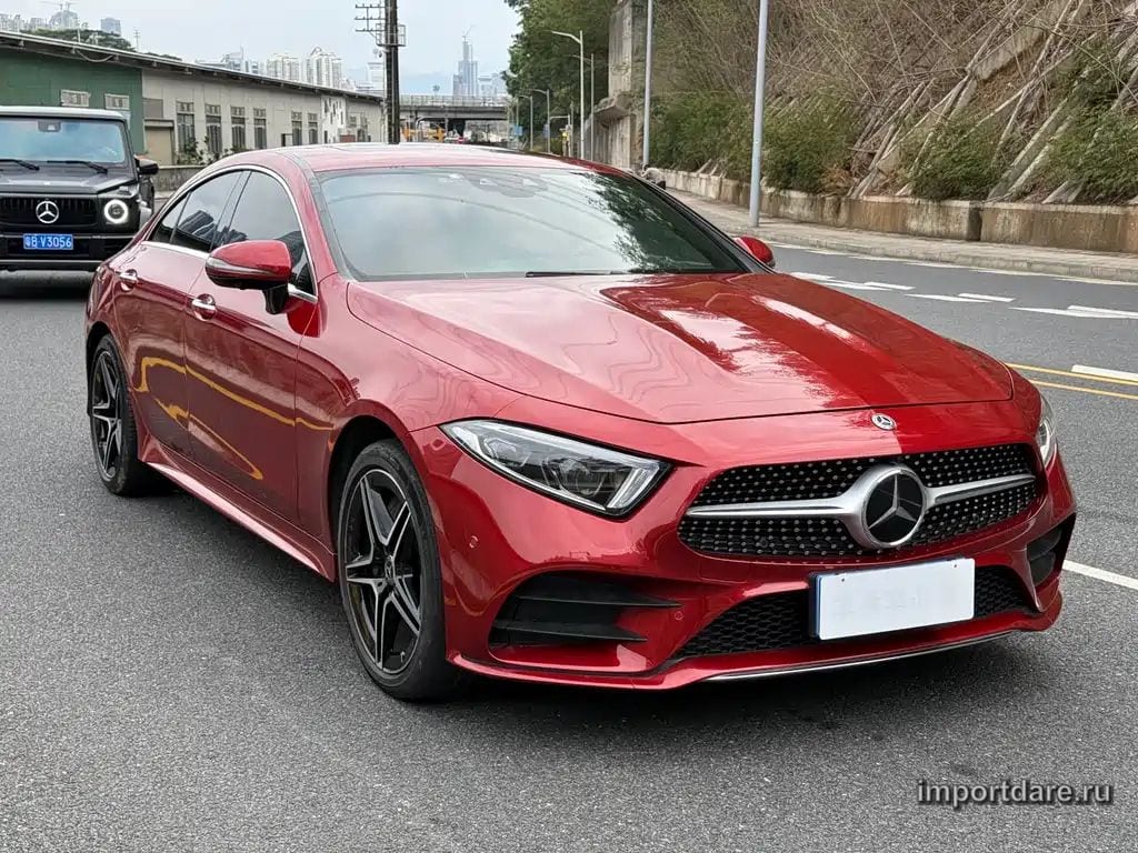 MERCEDES-BENZ CLS 2020 — 25 000 км, пурпурный, Китай — под ключ — фото 3