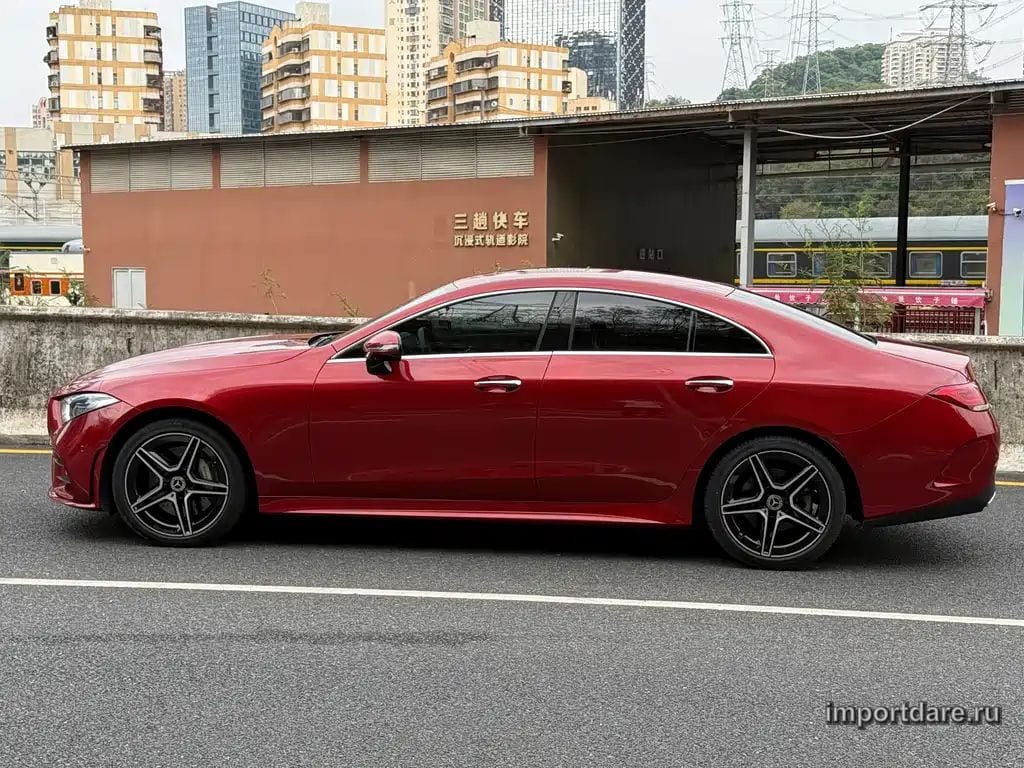 MERCEDES-BENZ CLS 2020 — 25 000 км, пурпурный, Китай — под ключ — фото 7