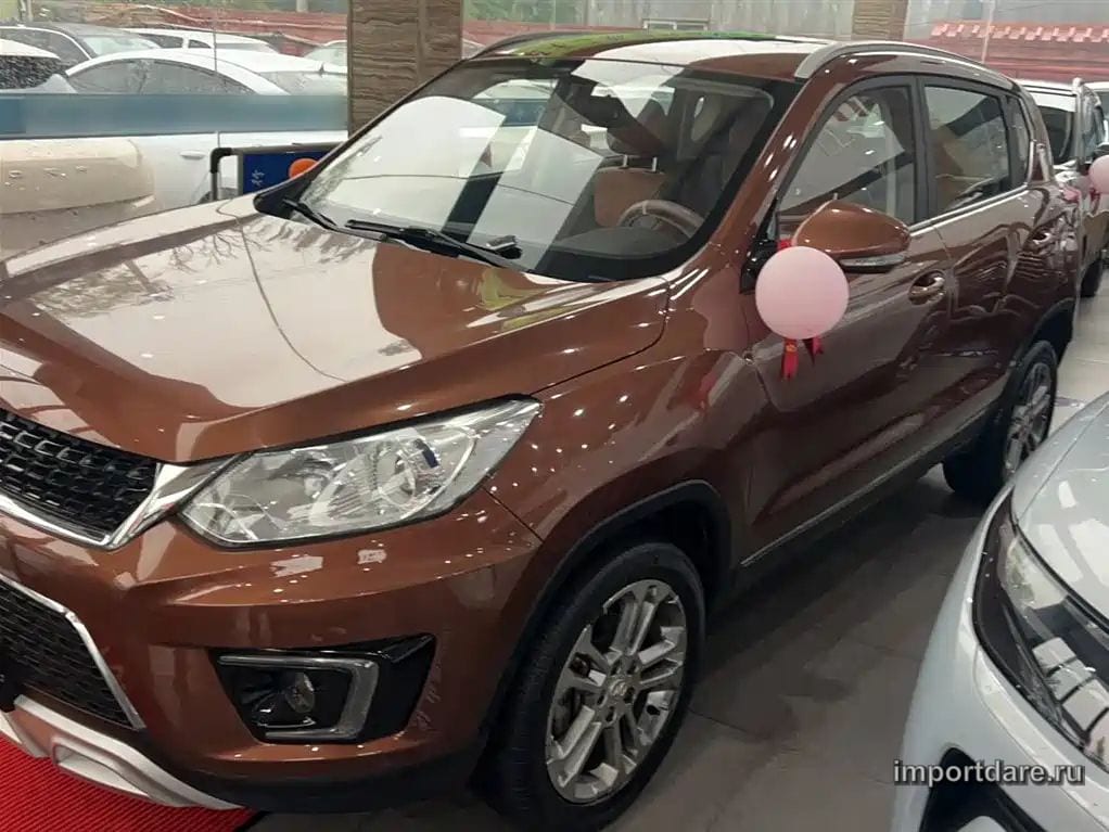BAIC SENOVA X35 2018 — 30 000 км, коричневый-champagne, Китай — под ключ — фото 7