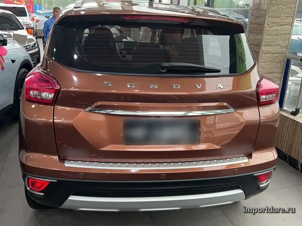 BAIC SENOVA X35 2018 — 30 000 км, коричневый-champagne, Китай — под ключ — фото 8