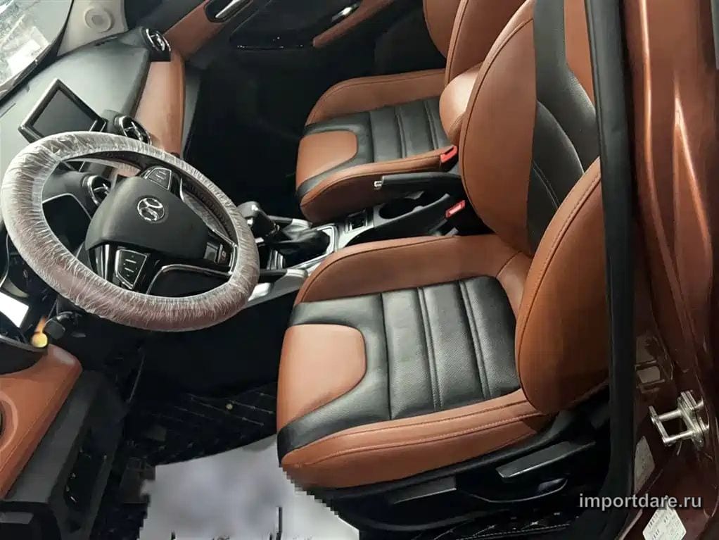 BAIC SENOVA X35 2018 — 30 000 км, коричневый-champagne, Китай — под ключ — фото 9