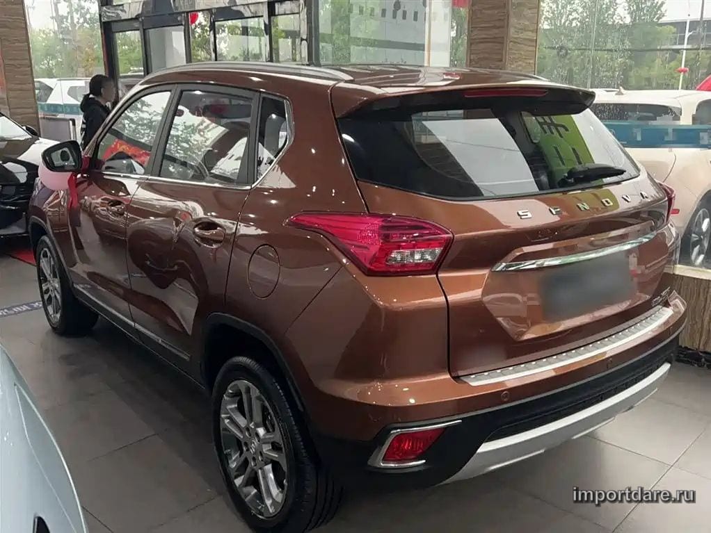 BAIC SENOVA X35 2018 — 30 000 км, коричневый-champagne, Китай — под ключ — фото 10