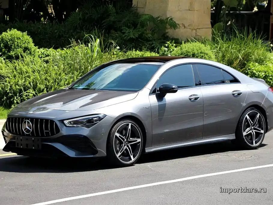 MERCEDES-BENZ CLA AMG 2025 — 12 000 км, серебристый, Китай — под ключ — фото 1