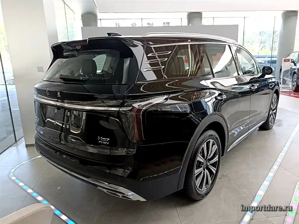 HONGQI HS7 PHEV 2026 — 100 км, чёрный, Китай — под ключ — фото 7
