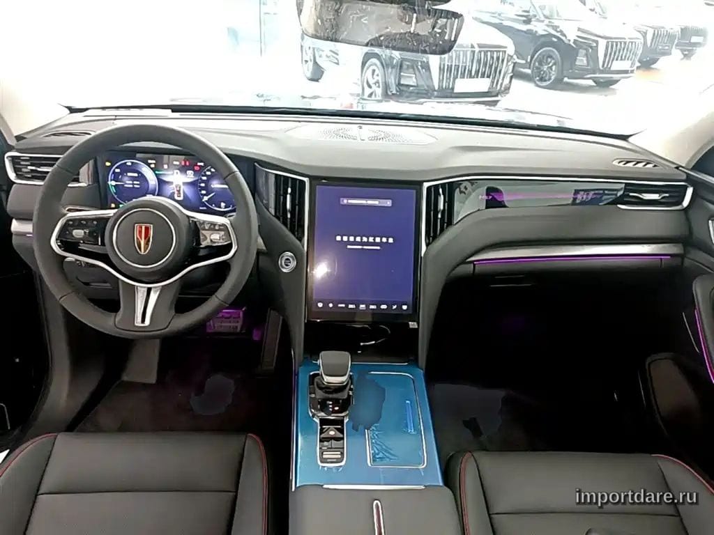 HONGQI HS7 PHEV 2026 — 100 км, чёрный, Китай — под ключ — фото 10