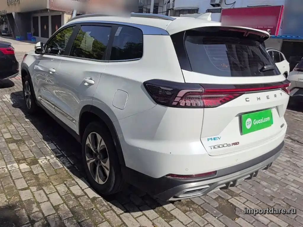 CHERY TIGGO 8 PRO NEW ENERGY 2024 — 29 300 км, белый, Китай — под ключ — фото 5