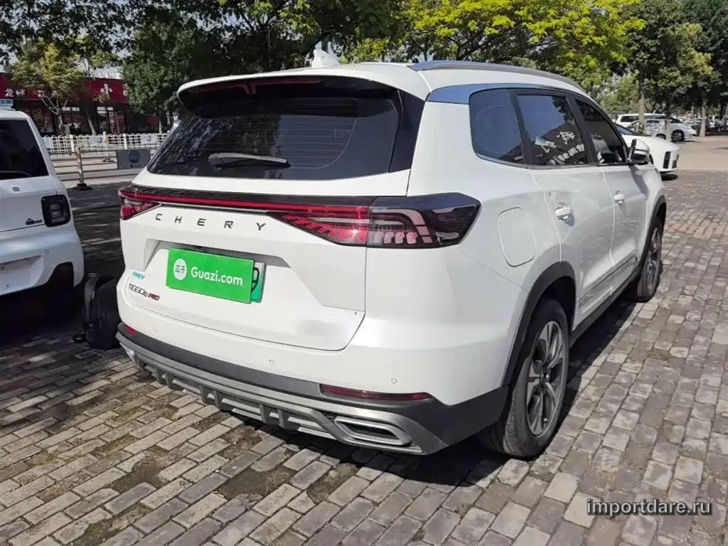 CHERY TIGGO 8 PRO NEW ENERGY 2024 — 29 300 км, белый, Китай — под ключ — фото 7