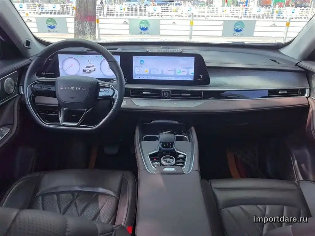 CHERY TIGGO 8 PRO NEW ENERGY 2024 — 29 300 км, белый, Китай — под ключ — фото 10