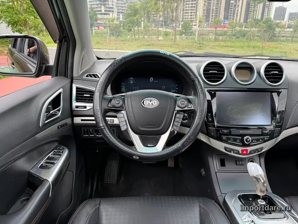 BYD S7 2015 — 148 000 км, чёрный, Китай — под ключ — фото 11