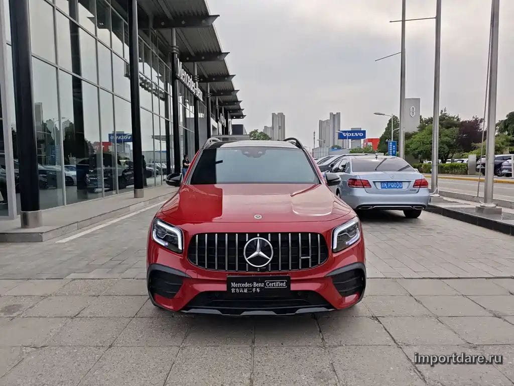MERCEDES-BENZ GLB AMG 2022 — 39 000 км, пурпурный, Китай — под ключ — фото 2