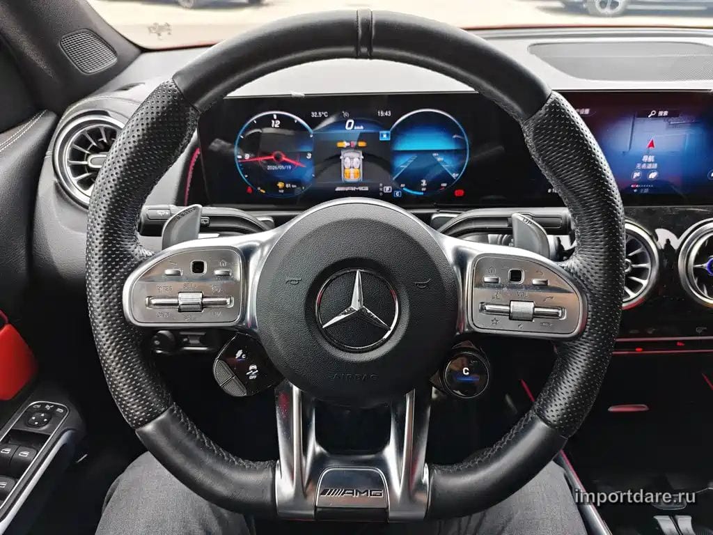 MERCEDES-BENZ GLB AMG 2022 — 39 000 км, пурпурный, Китай — под ключ — фото 11