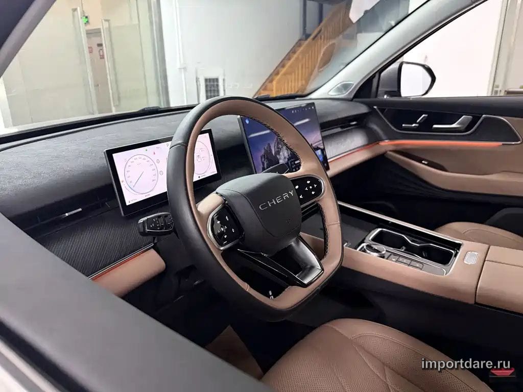 CHERY TIGGO 8 L 2025 — 40 000 км, серебристый, Китай — под ключ — фото 10
