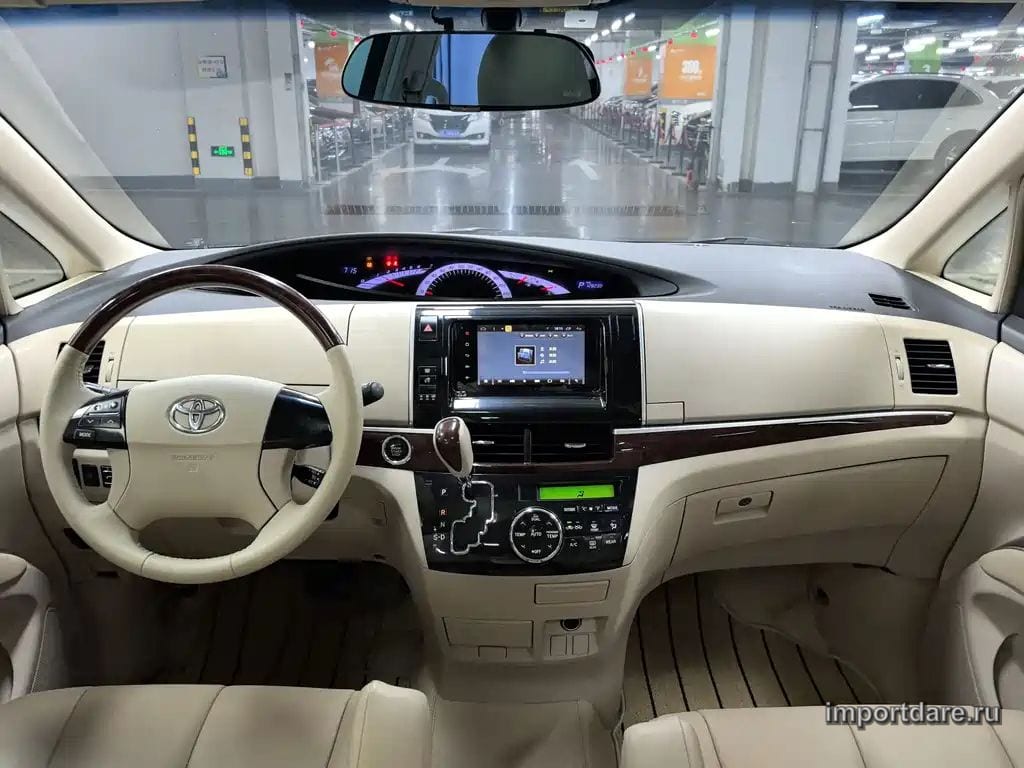 TOYOTA PREVIA 2017 — 128 000 км, белый, Китай — под ключ — фото 9