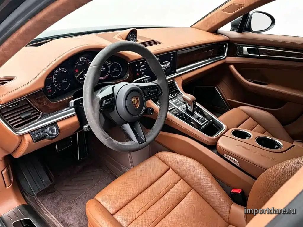 PORSCHE PANAMERA NEW ENERGY 2023 — 27 000 км, серебристый, Китай — под ключ — фото 5