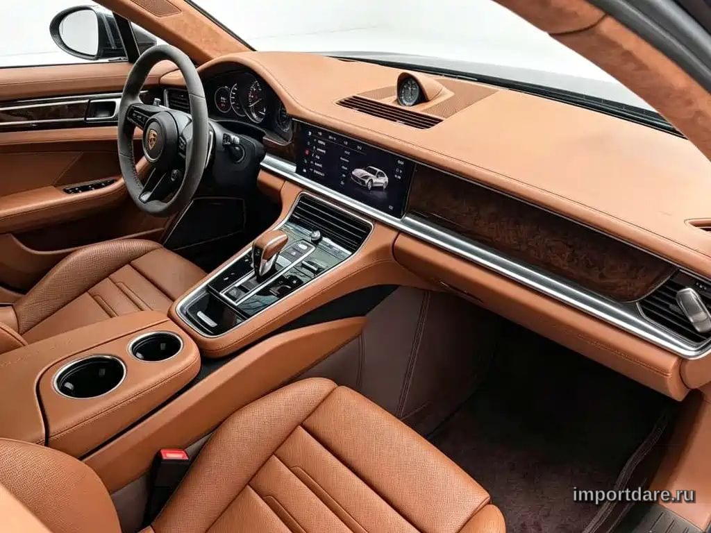 PORSCHE PANAMERA NEW ENERGY 2023 — 27 000 км, серебристый, Китай — под ключ — фото 6