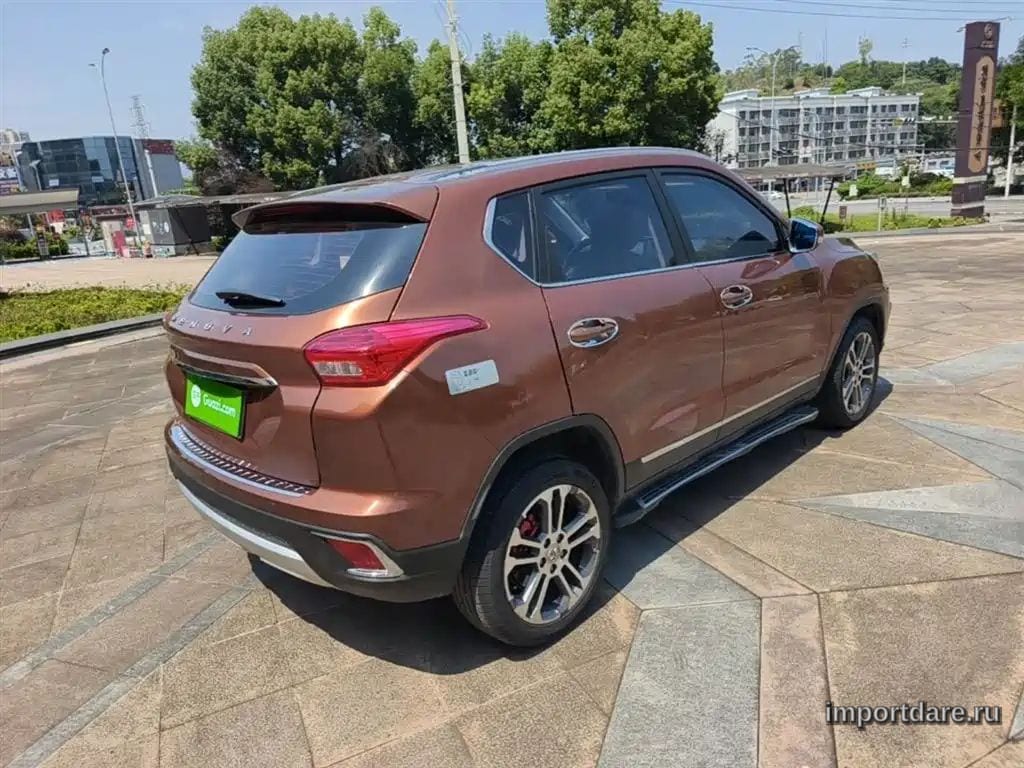 BAIC SENOVA X35 2017 — 185 100 км, жёлто-оранжевый, Китай — под ключ — фото 7