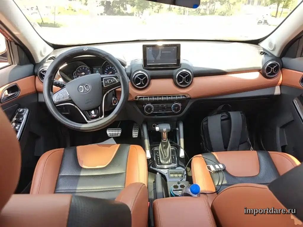 BAIC SENOVA X35 2017 — 185 100 км, жёлто-оранжевый, Китай — под ключ — фото 10