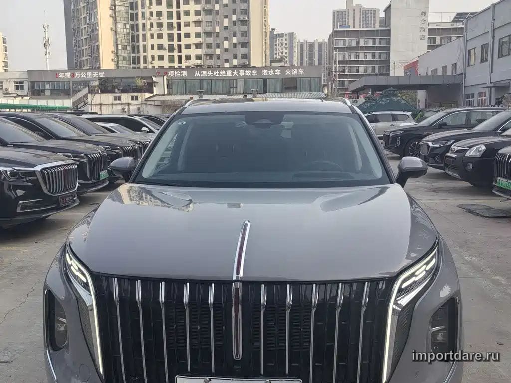 HONGQI HS7 PHEV 2024 — 28 000 км, серебристый, Китай — под ключ — фото 3