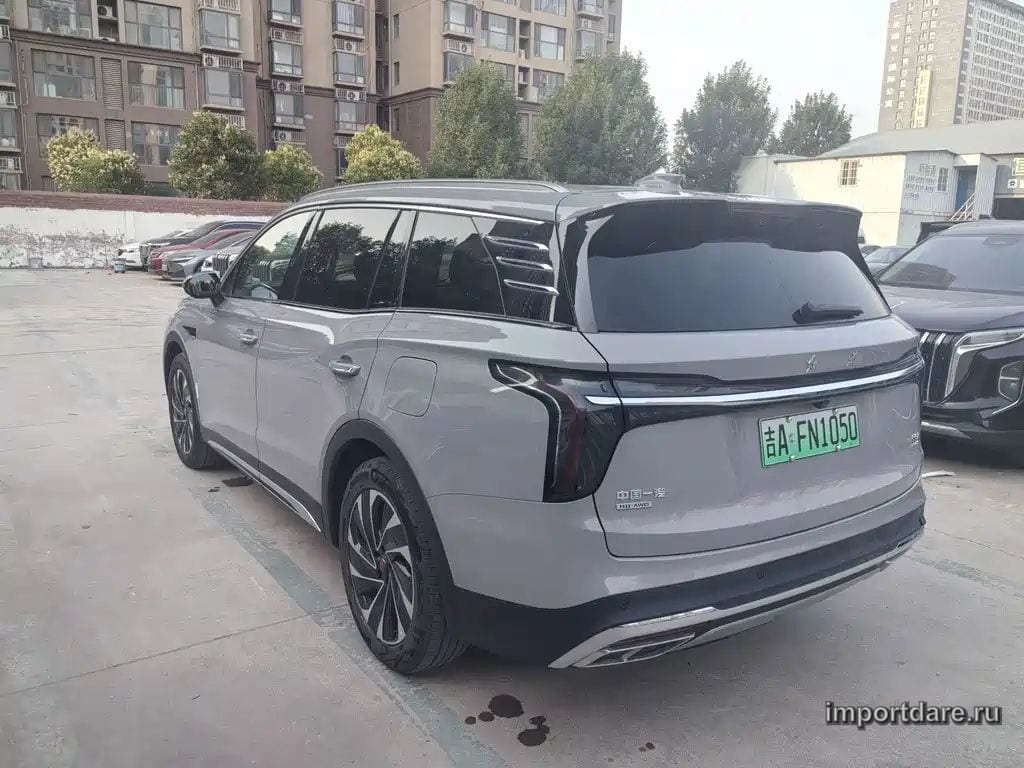 HONGQI HS7 PHEV 2024 — 28 000 км, серебристый, Китай — под ключ — фото 4