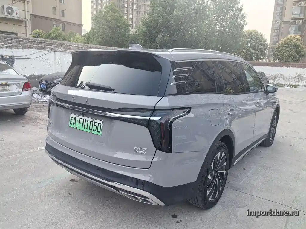 HONGQI HS7 PHEV 2024 — 28 000 км, серебристый, Китай — под ключ — фото 5