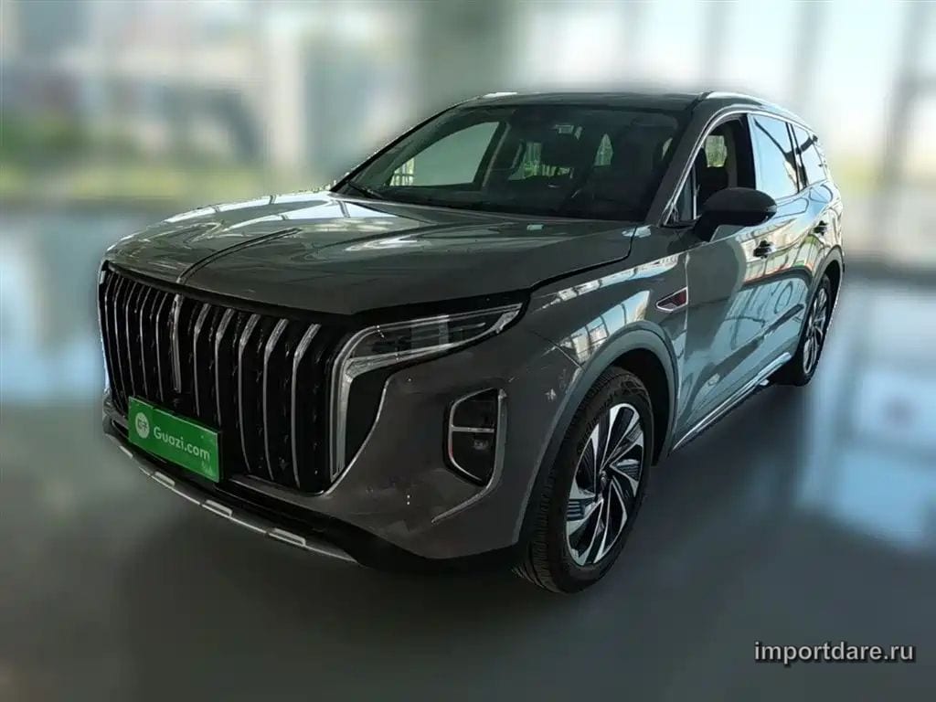 HONGQI HS7 PHEV 2024 — 14 400 км, серебристый, Китай — под ключ — фото 1