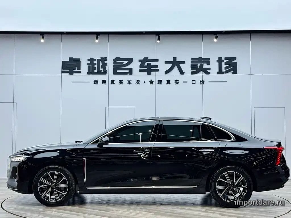 HONGQI H5 PHEV 2025 — 14 000 км, чёрный, Китай — под ключ — фото 4