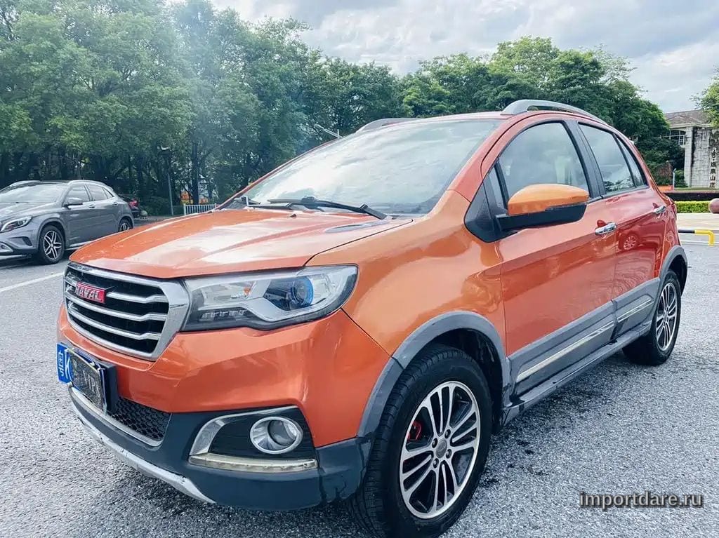 HAVAL H1 2015 — 108 000 км, жёлто-оранжевый, Китай — под ключ — фото 1
