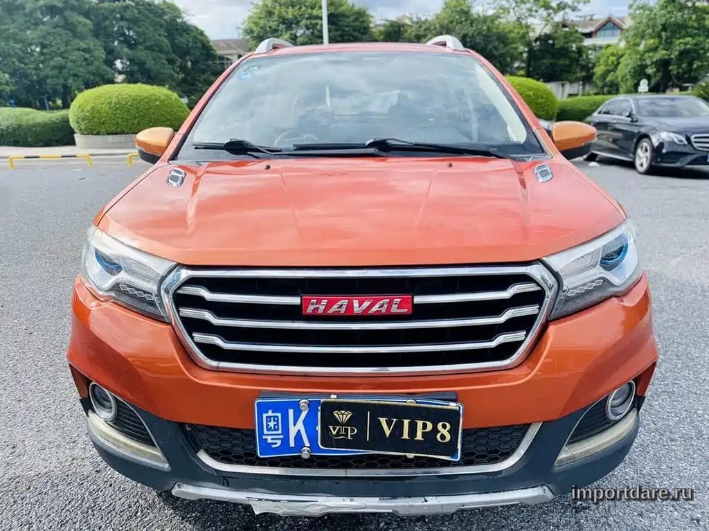 HAVAL H1 2015 — 108 000 км, жёлто-оранжевый, Китай — под ключ — фото 2