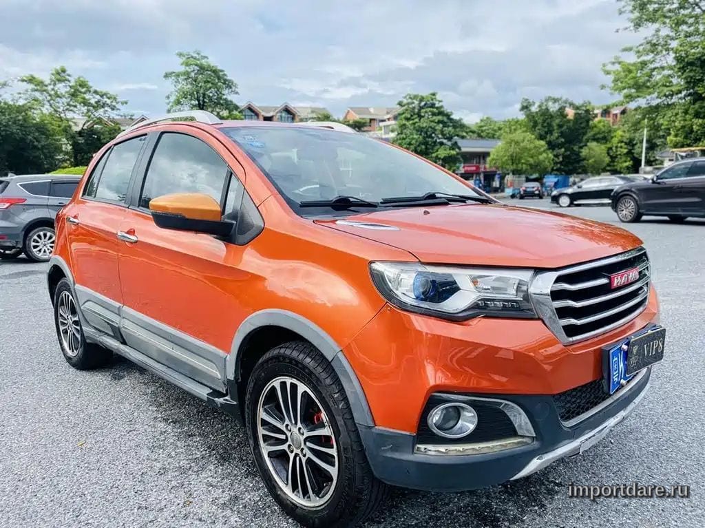 HAVAL H1 2015 — 108 000 км, жёлто-оранжевый, Китай — под ключ — фото 3