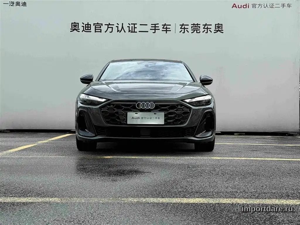 AUDI A5L 2025 — 5 200 км, зелёный, Китай — под ключ — фото 2