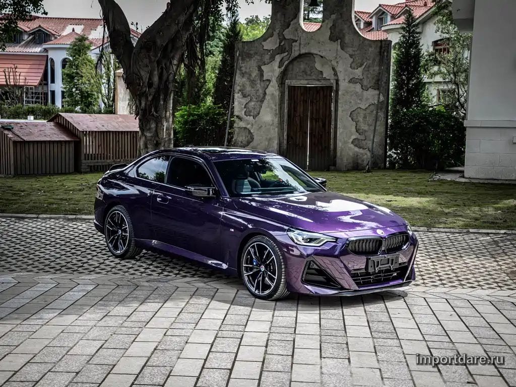 BMW M240I 2026 — 4 000 км, пурпурный, Китай — под ключ — фото 2