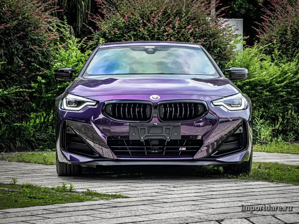BMW M240I 2026 — 4 000 км, пурпурный, Китай — под ключ — фото 3