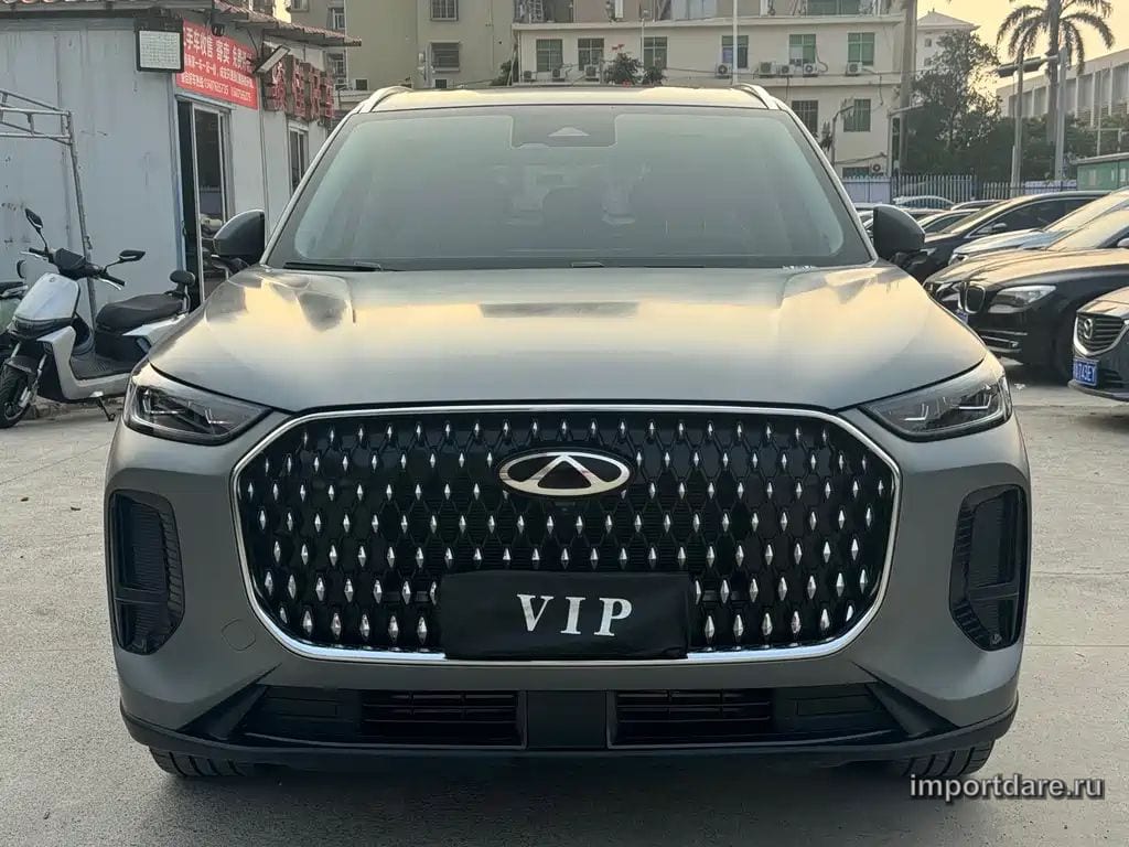 CHERY TIGGO 8 L 2025 — 20 000 км, серебристый, Китай — под ключ — фото 1