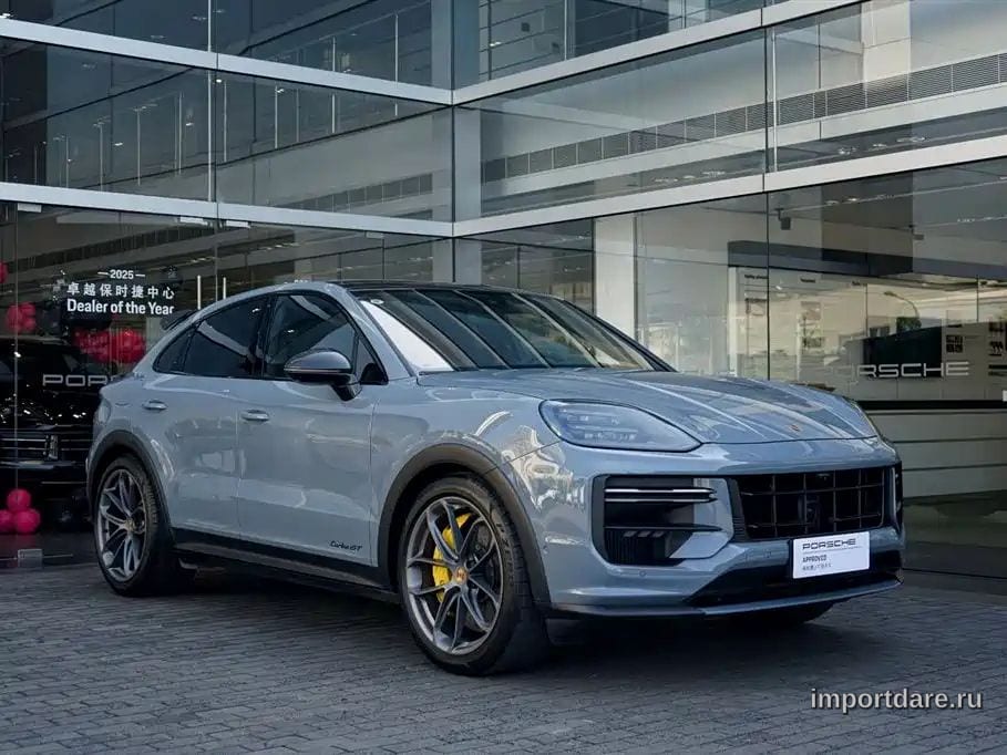 PORSCHE CAYENNE 2025 — 6 600 км, серебристый, Китай — под ключ — фото 4