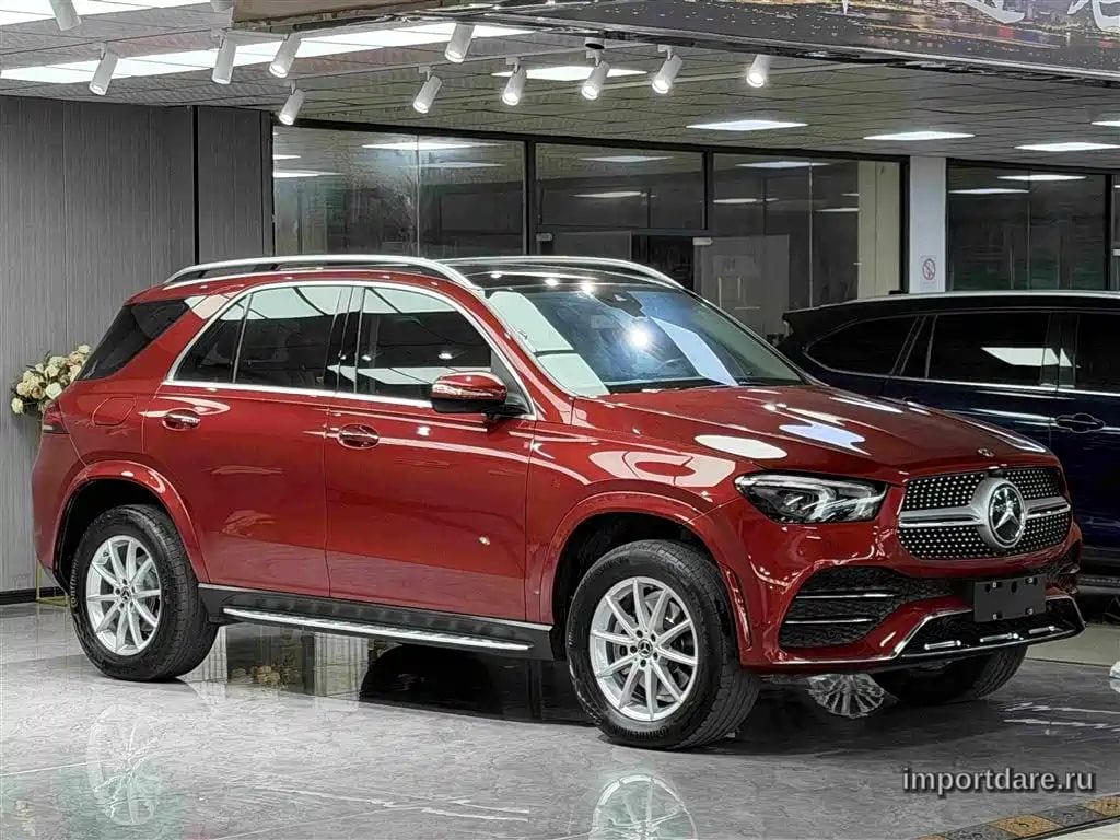 MERCEDES-BENZ GLE 2020 — 83 000 км, пурпурный, Китай — под ключ — фото 3