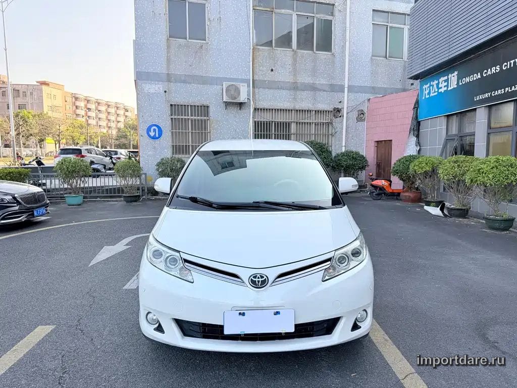 TOYOTA PREVIA 2015 — 145 000 км, белый, Китай — под ключ — фото 2