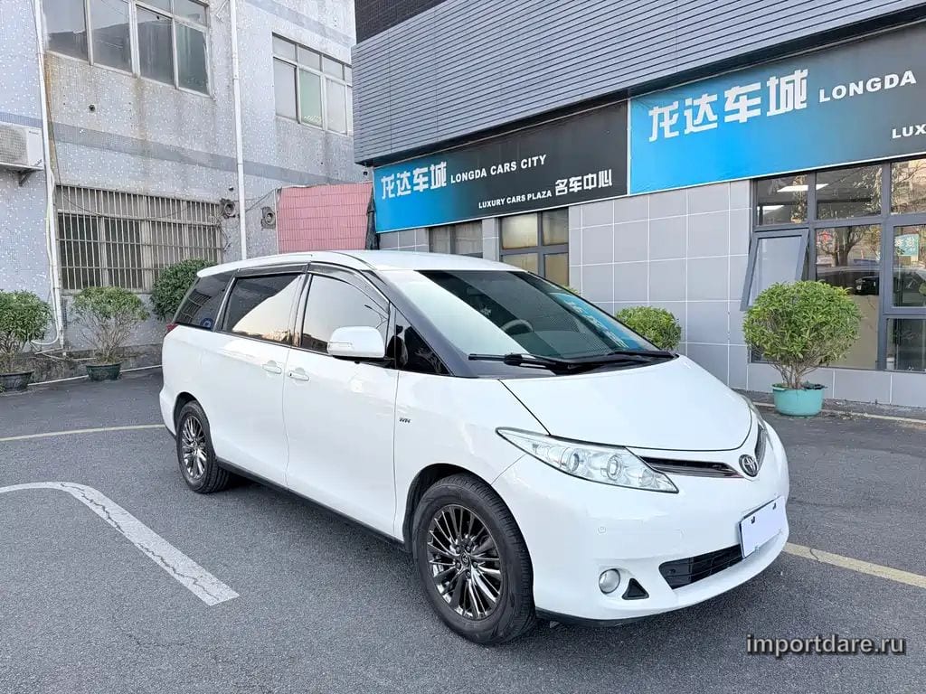 TOYOTA PREVIA 2015 — 145 000 км, белый, Китай — под ключ — фото 3